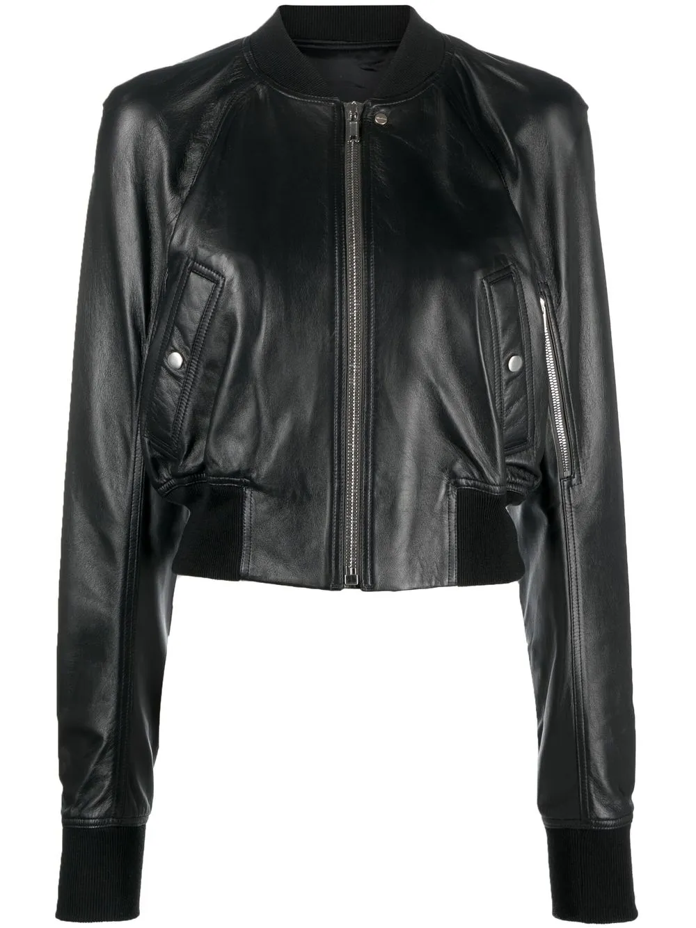 

Rick Owens cropped flight-jacket - Black