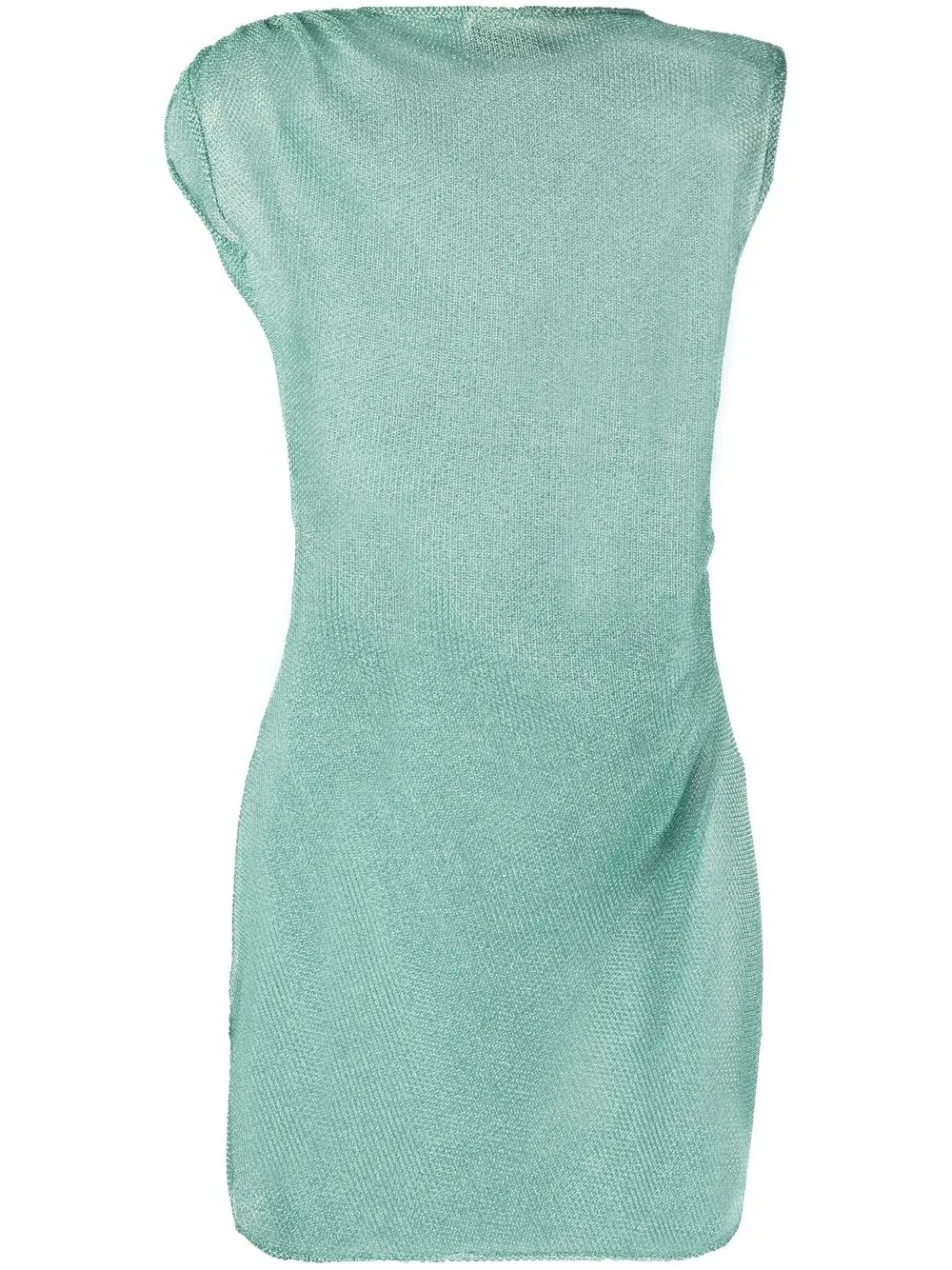 

SIEDRES sleeveless knitted mini dress - Green