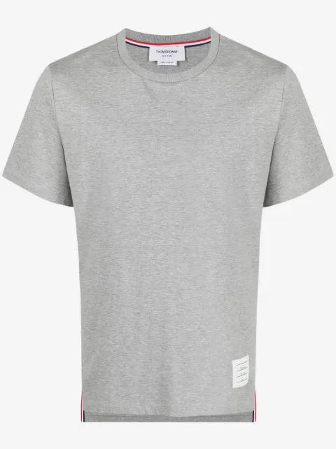 Thom Browne logo-patch short-sleeved T-shirt