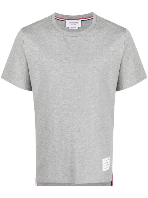 T-shirt à patch logo - Thom Browne - Modalova