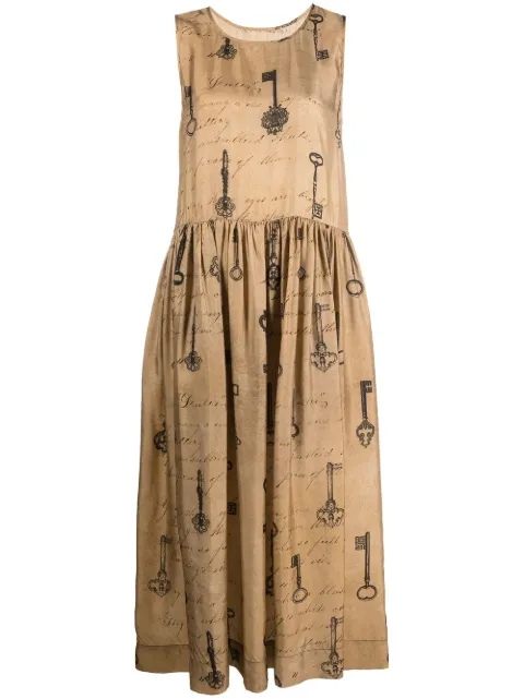 Uma Wang embroidered shift midi dress