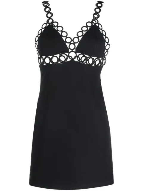 cut-out detail mini dress
