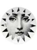 Fornasetti graphic print plate - White