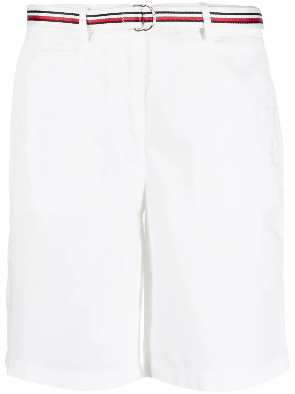 

Tommy Hilfiger shorts chino con cinturón - Blanco