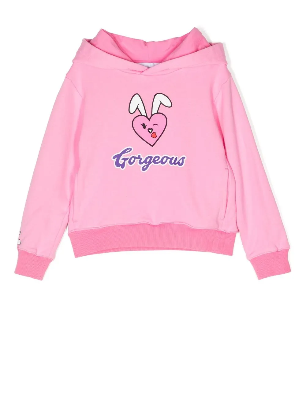 

Natasha Zinko Kids logo print hoodie - Pink