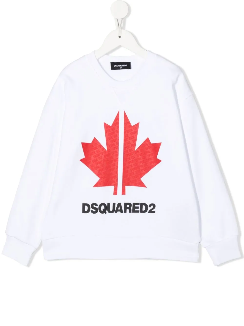 

Dsquared2 Kids logo-print long-sleeve sweatshirt - White