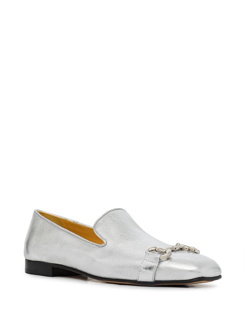 Madison.Maison Loafers met vierkante neus - Zilver