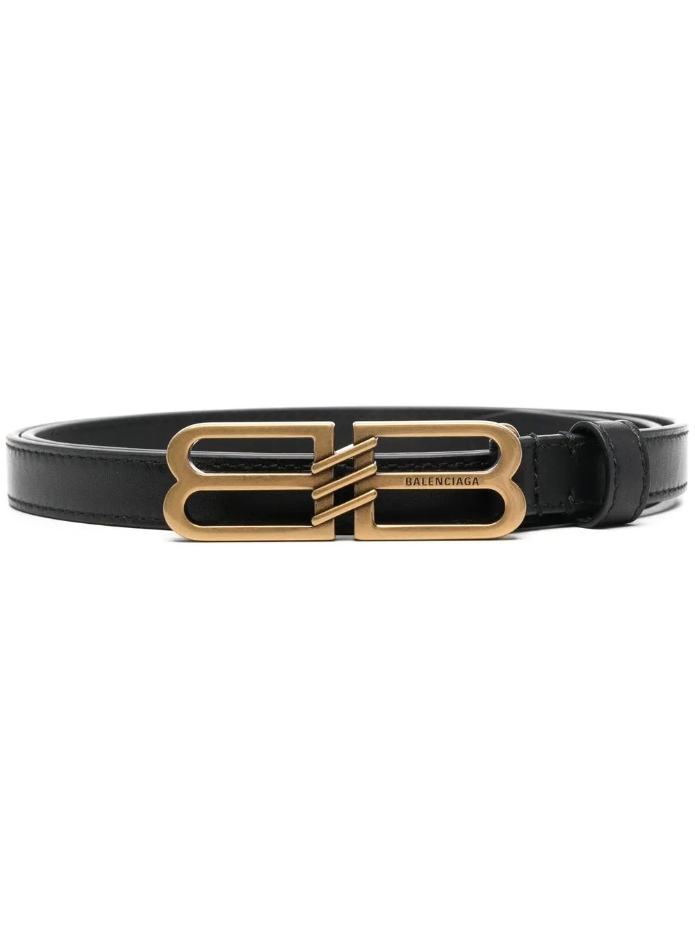 BB Signature coated canvas belt in beige - Balenciaga