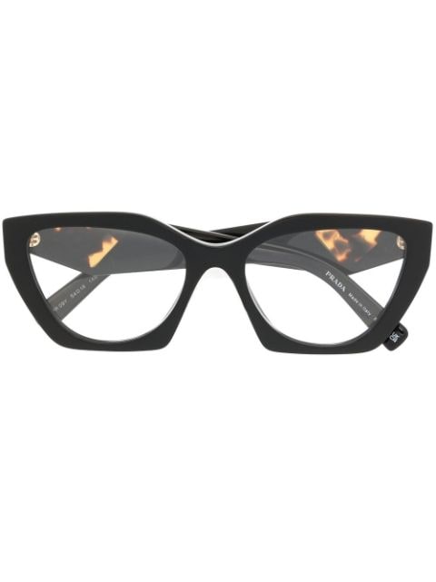 Prada Eyewear - logo-engraved cat-eye glasses