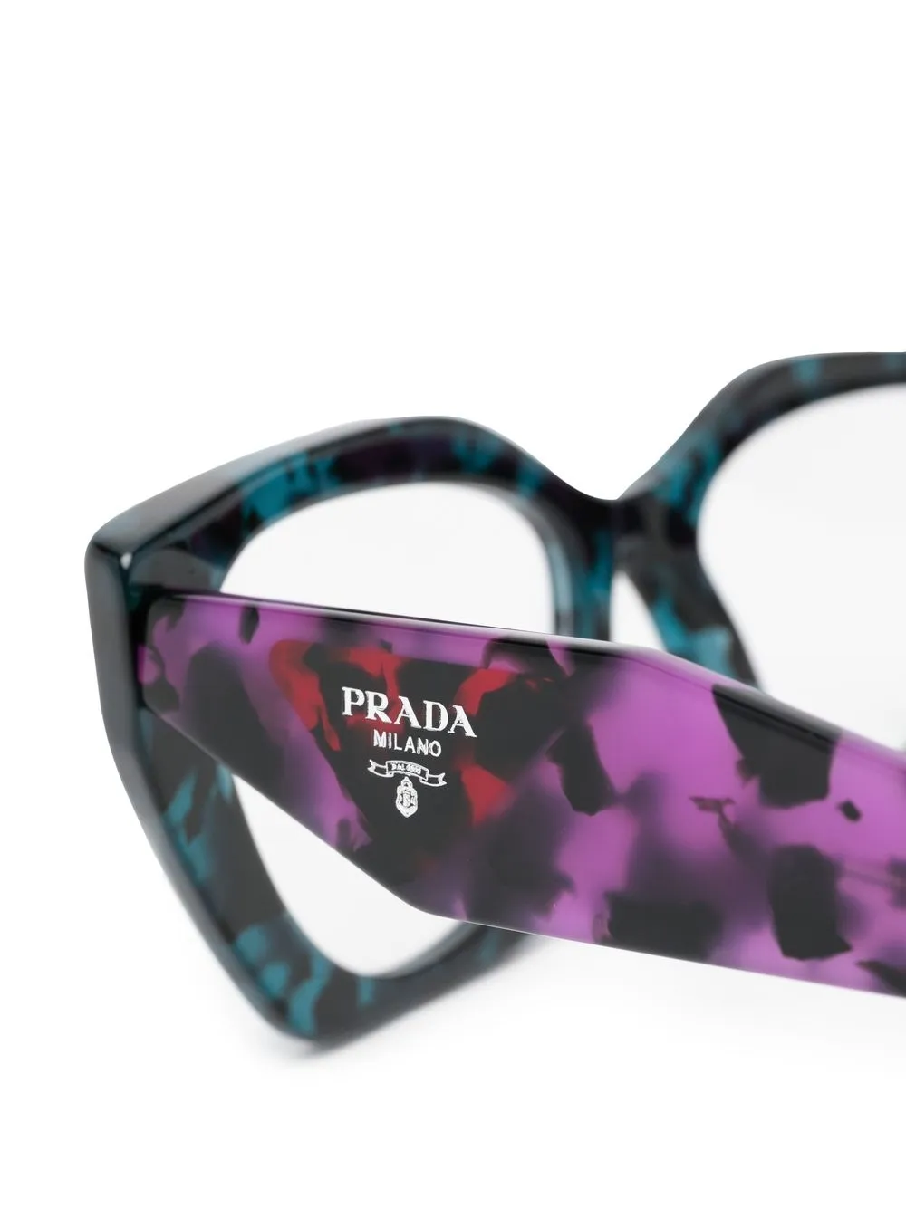 PRADA トータスシェル キャットアイ サングラス Prada Eyewear トータスシェル キャットアイ サングラス | ブラウン