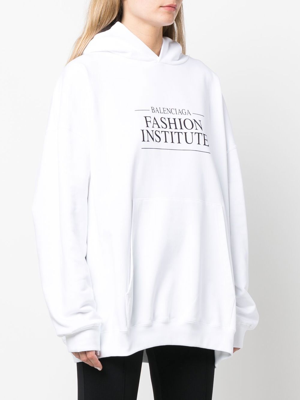 Balenciaga slogan-print hoodie Women