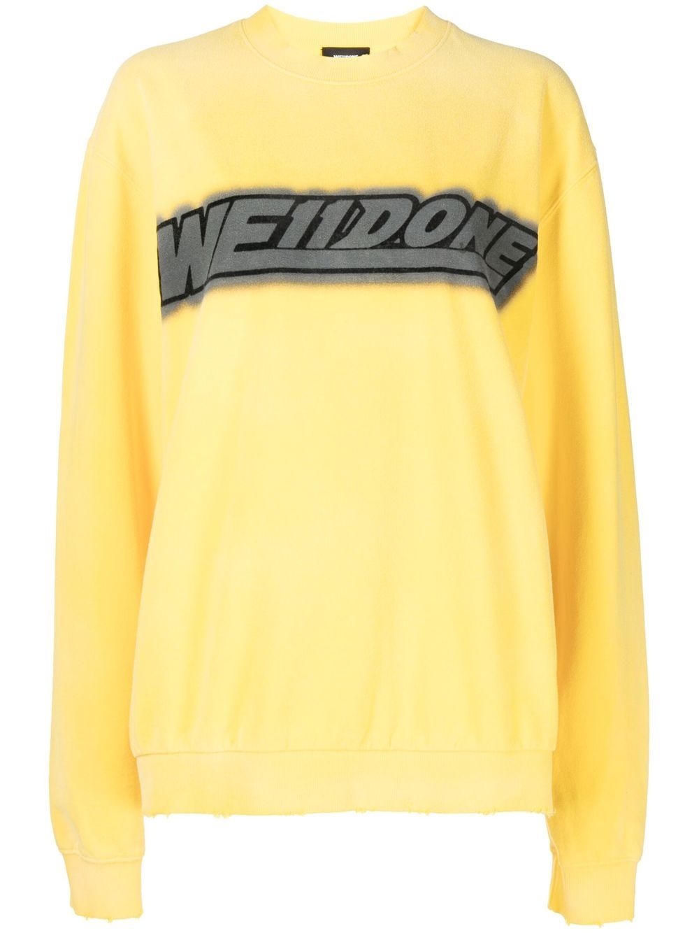 logo-print crew neck sweatshirt