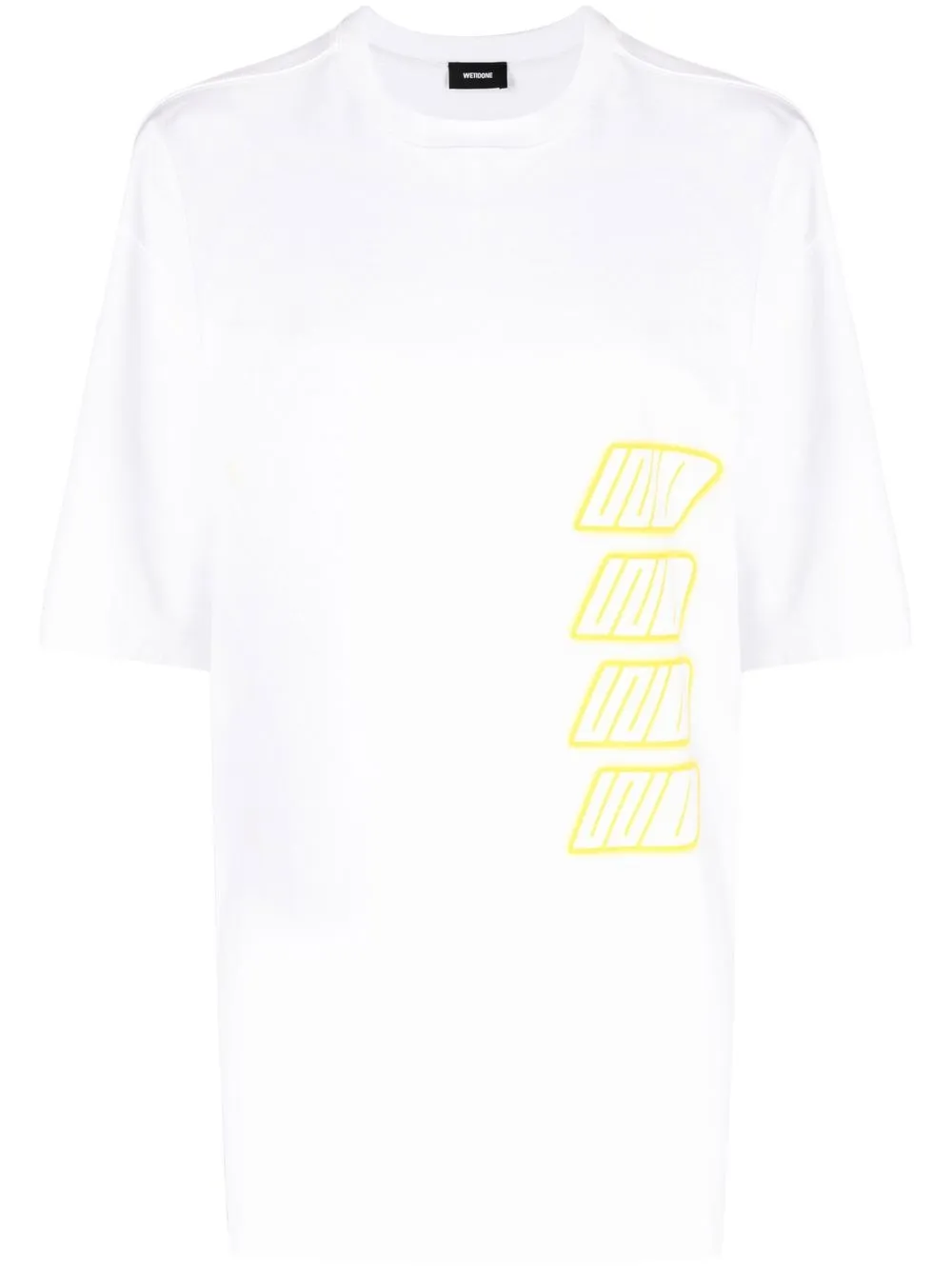 We11done playera con estampado gráfico - Blanco