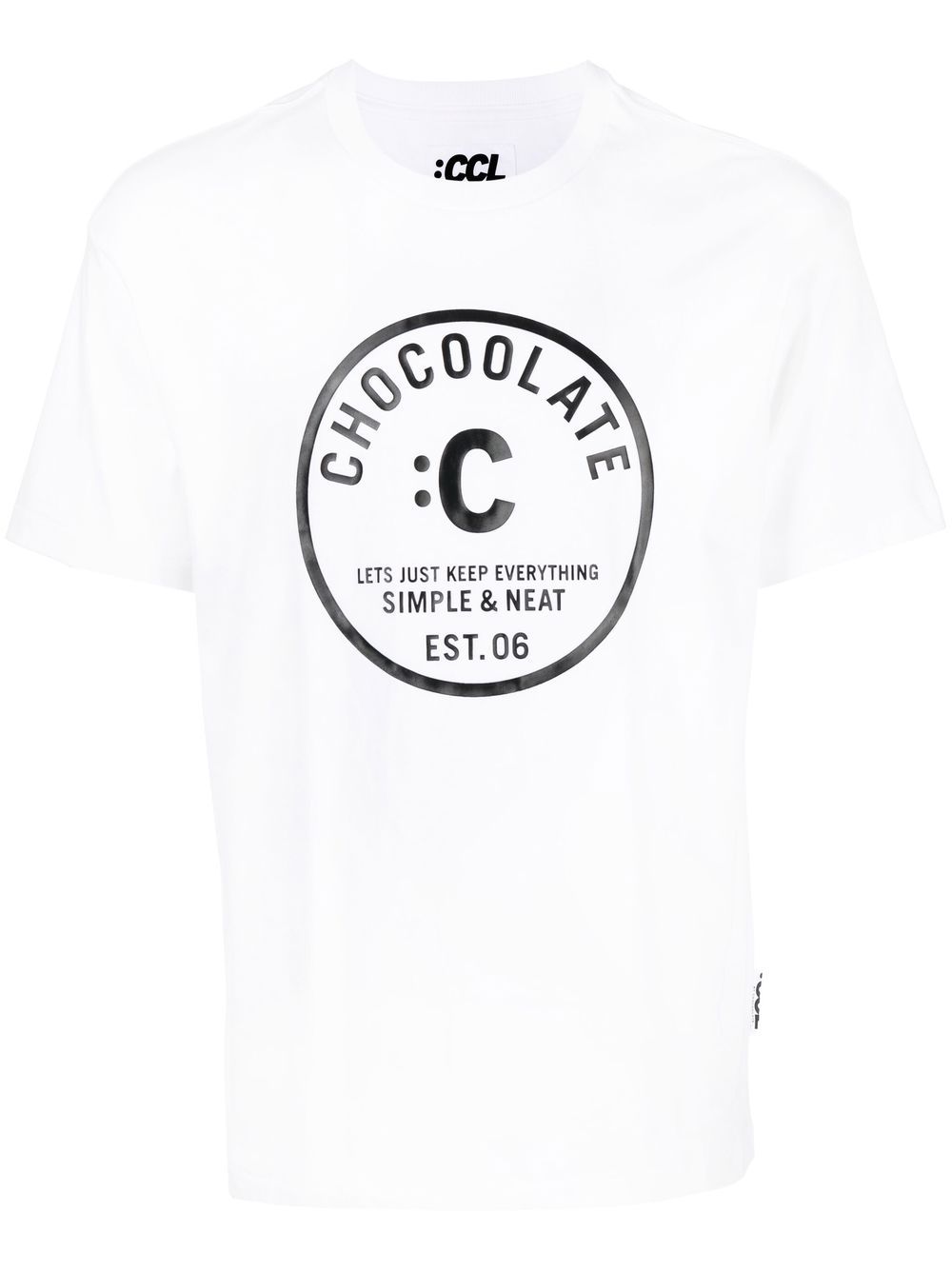 

CHOCOOLATE playera manga corta con logo estampado - Blanco