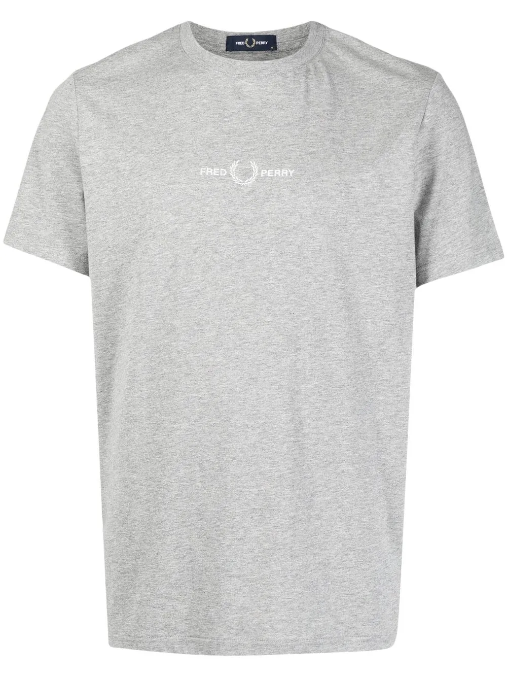 

Fred Perry playera con logo en el pecho - Gris