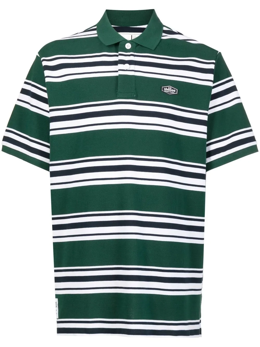 

CHOCOOLATE playera tipo polo con parche del logo - Verde