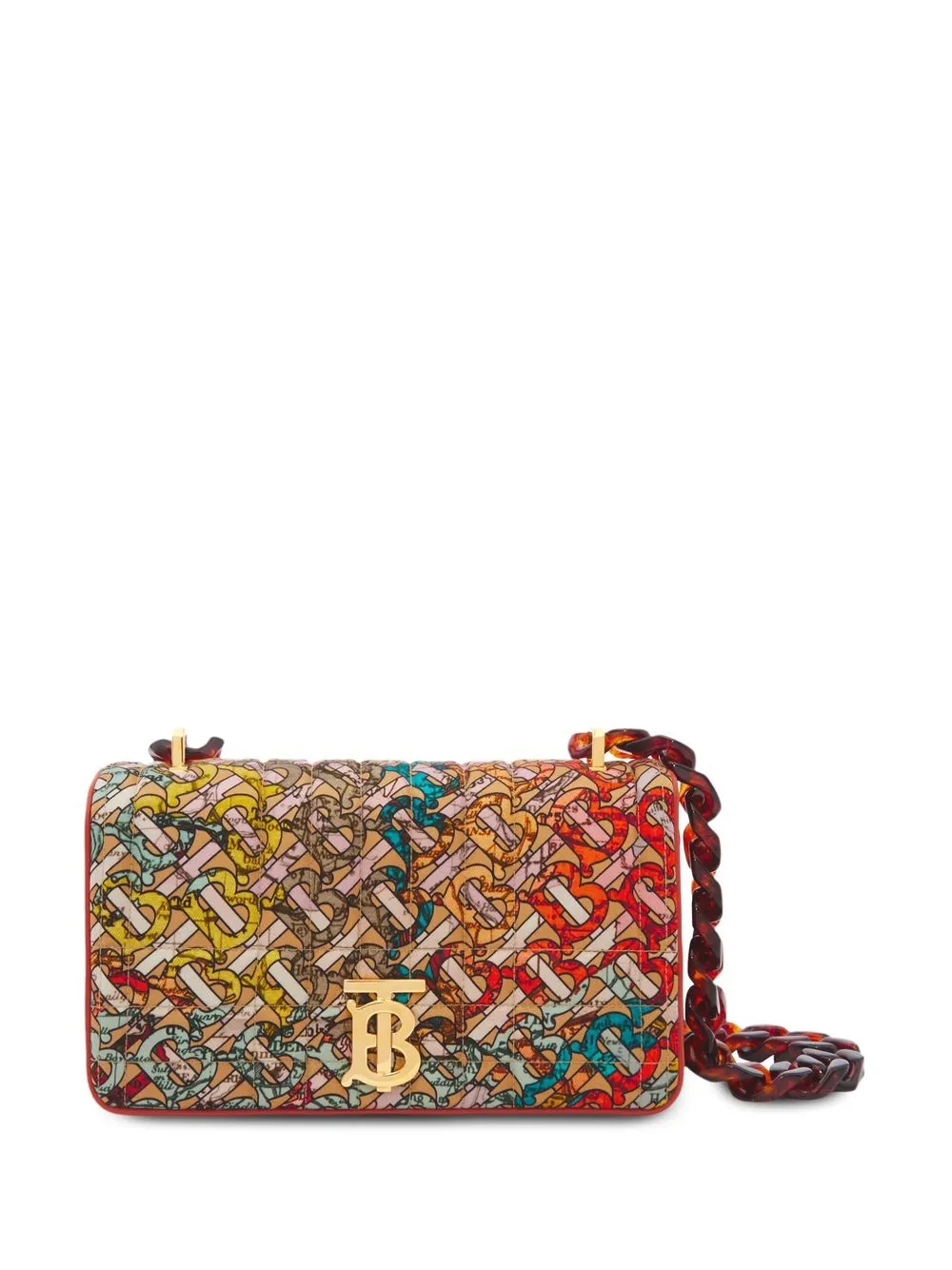 

Burberry small quilted monogram Lola bag - Brown