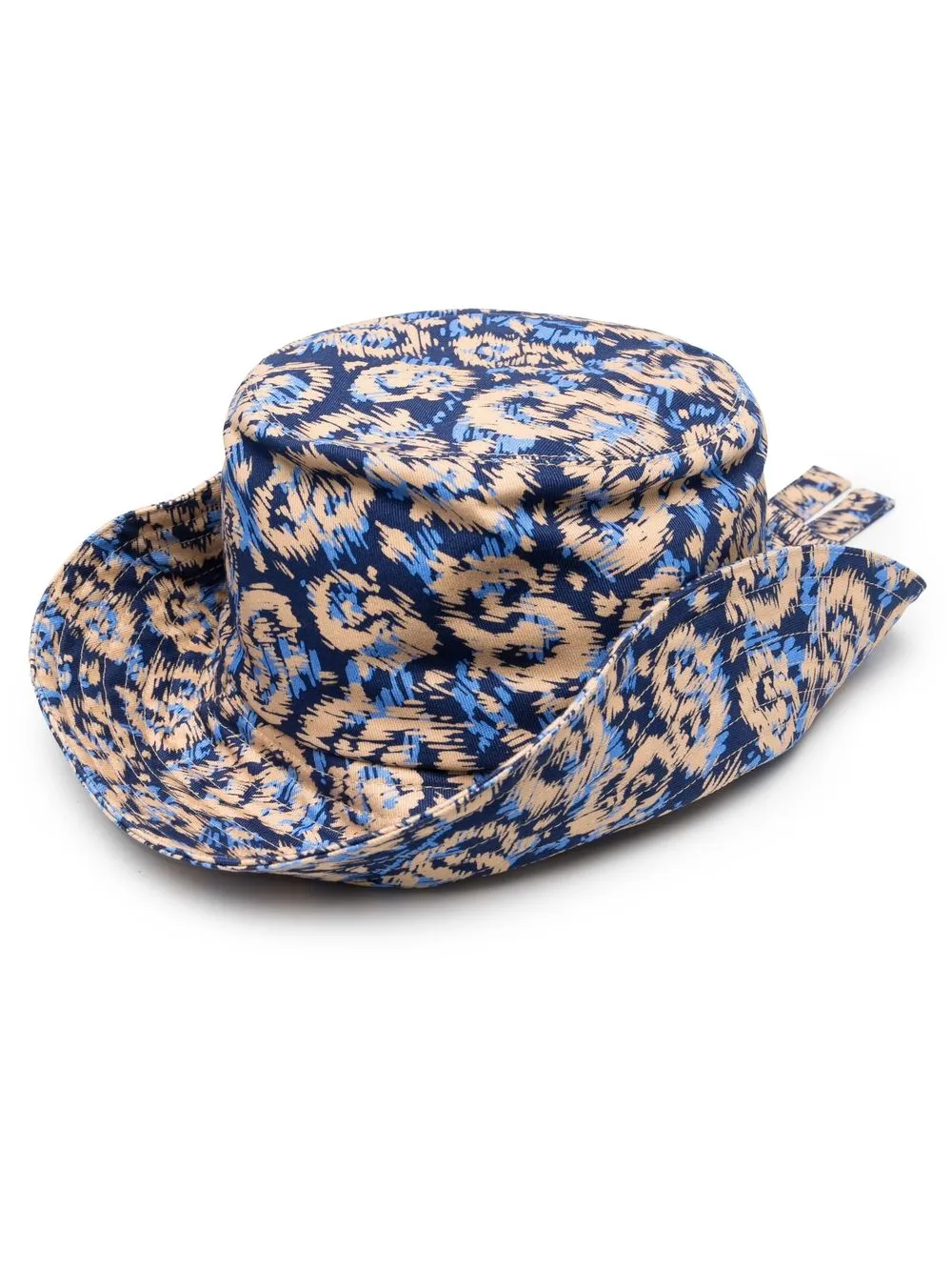 

Salvatore Ferragamo gorro con estampado abstracto - Azul