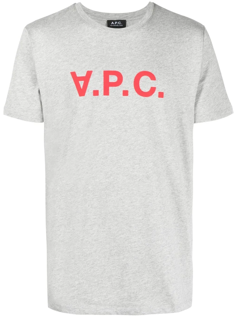 

A.P.C. logo-print cotton T-shirt - Grey