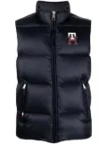 Tommy Hilfiger logo-patch down-padded jacket - Blue