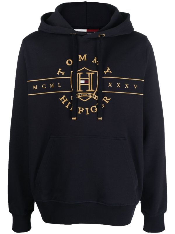 Tommy embroidered-logo Hoodie - Farfetch