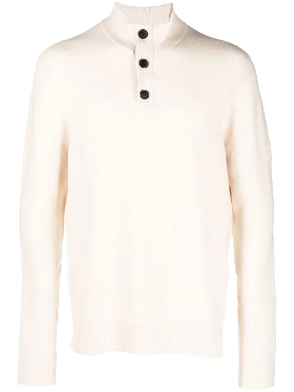 

Calvin Klein quarter-zip knitted jumper - Neutrals