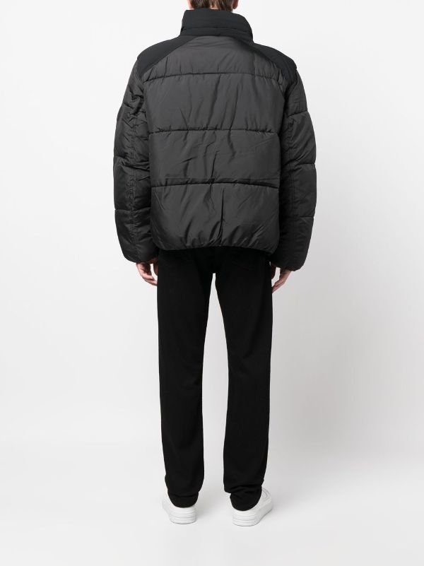 Calvin klein hooded store long down jacket