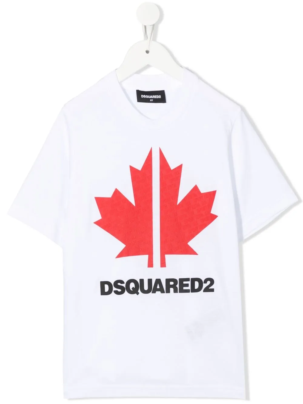 

Dsquared2 Kids playera manga corta con logo estampado - Blanco