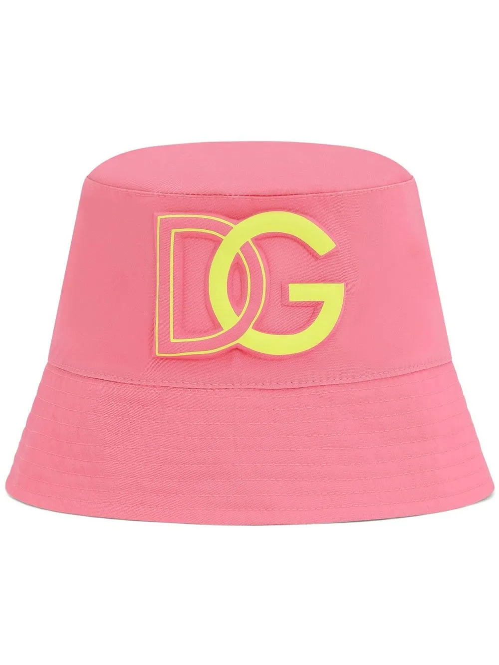 

Dolce & Gabbana gorro de pescador con logo en relieve - Rosado