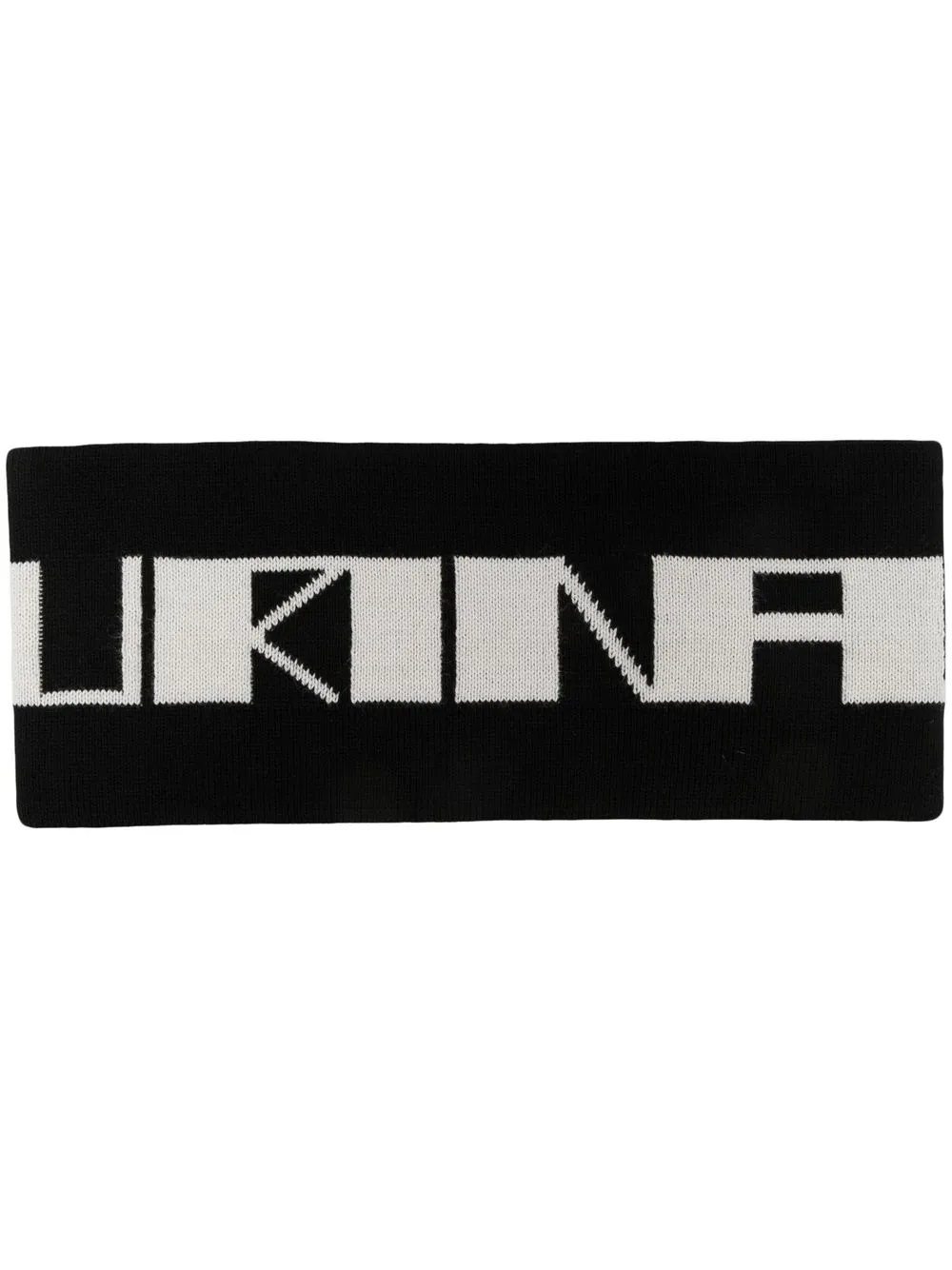 

Rick Owens slogan-print headband - Black