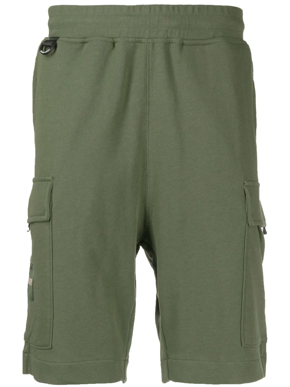 

izzue shorts cargo con parche del logo - Verde