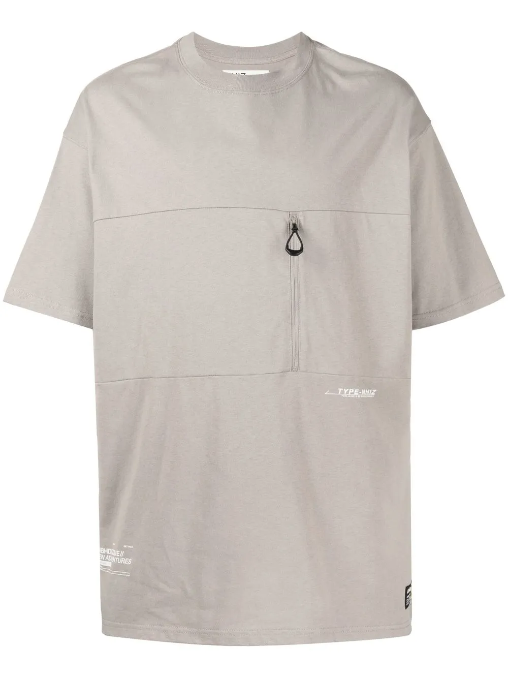 

izzue playera con logo estampado - Gris