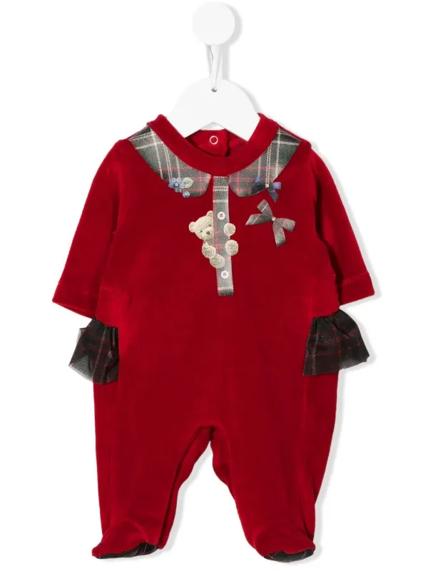 Tartan babygrow outlet