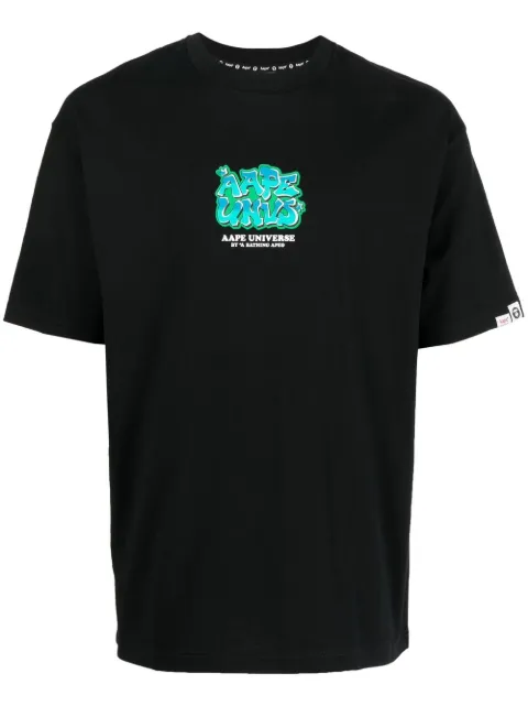 AAPE BY *A BATHING APE® logo-print short-sleeved T-shirt