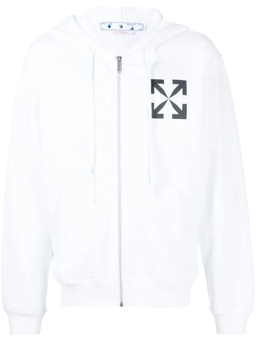 

Off-White hoodie con estampado Arrows - Blanco