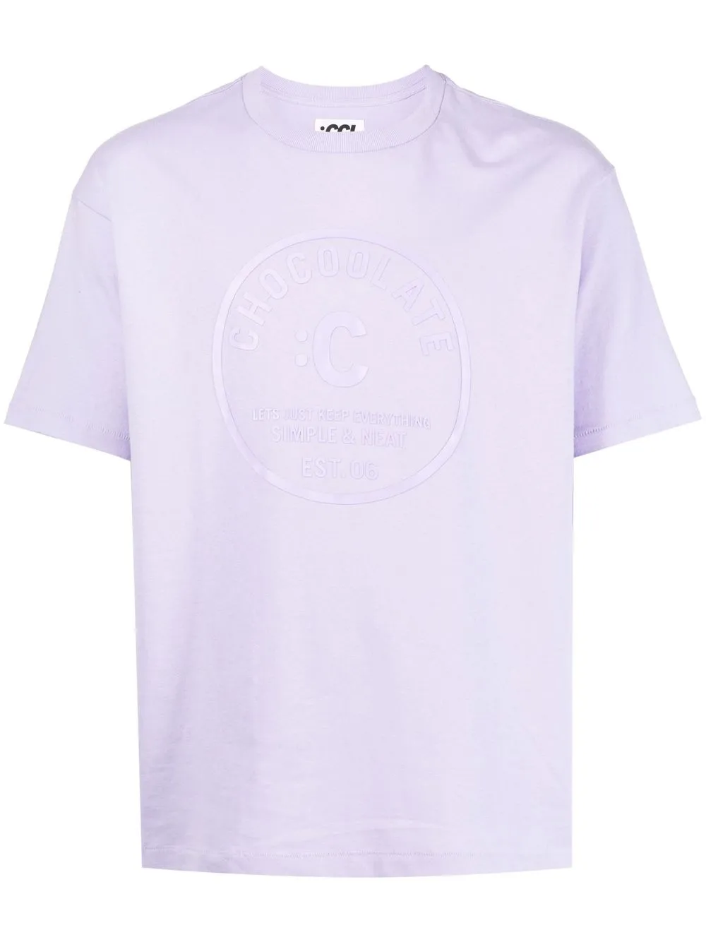 

CHOCOOLATE logo-print short-sleeved T-shirt - Purple