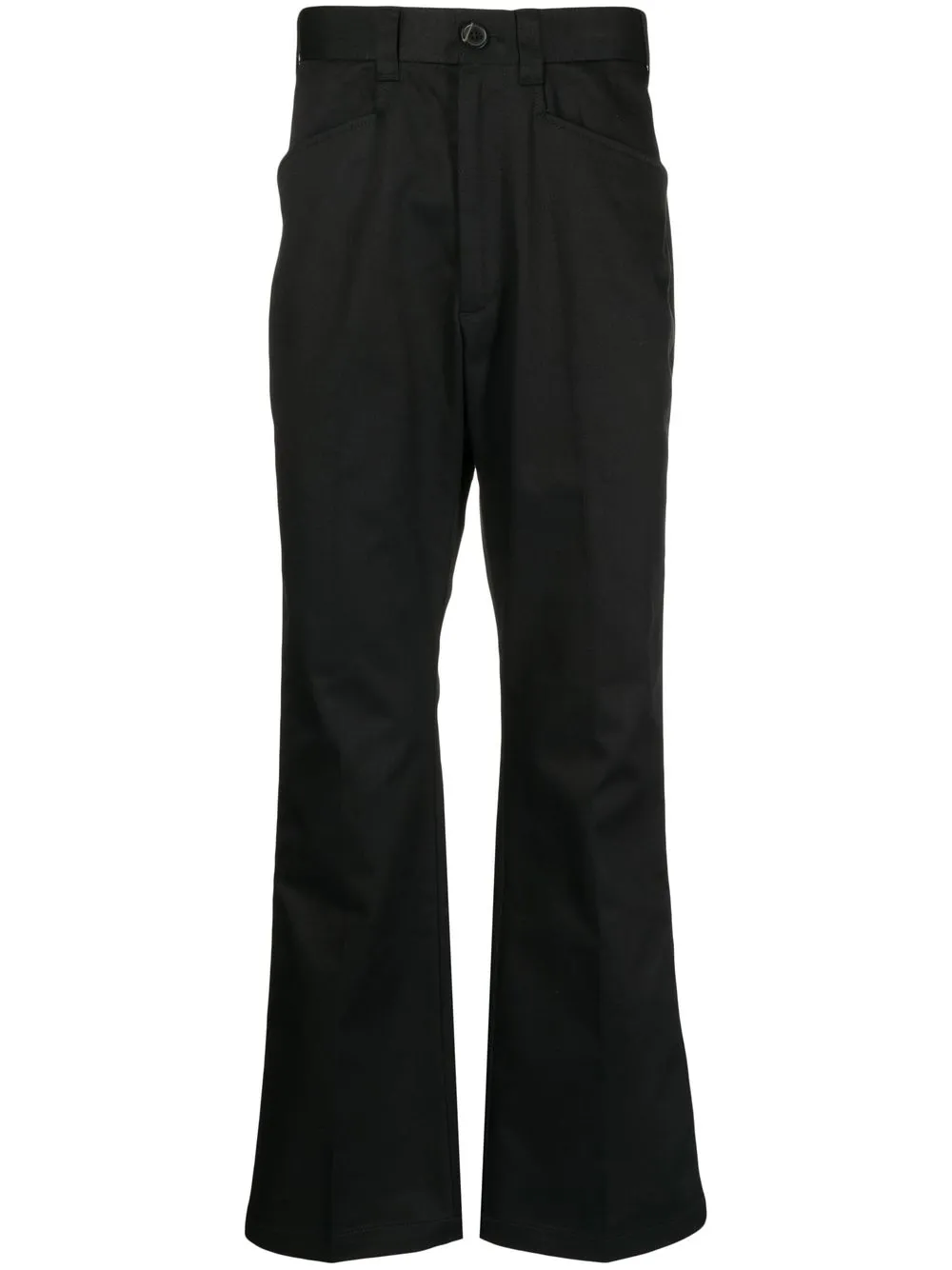 

FIVE CM pantalones rectos de tiro medio - Negro