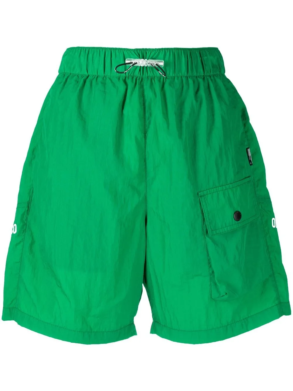 

CHOCOOLATE shorts deportivos con cordones en la pretina - Verde