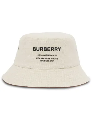 Burberry バーバリー ホースフェリープリント バケットハット 