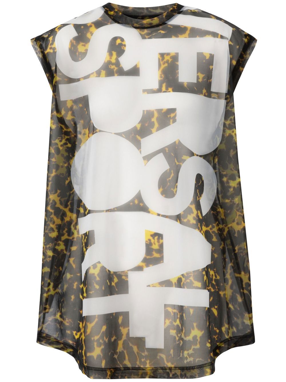 Burberry sleeveless slogan-print top Women