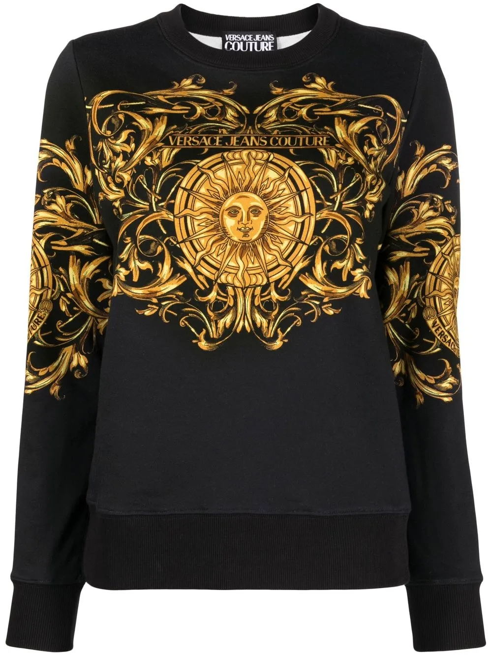 

Versace Jeans Couture sudadera con estampado Barocco - Negro