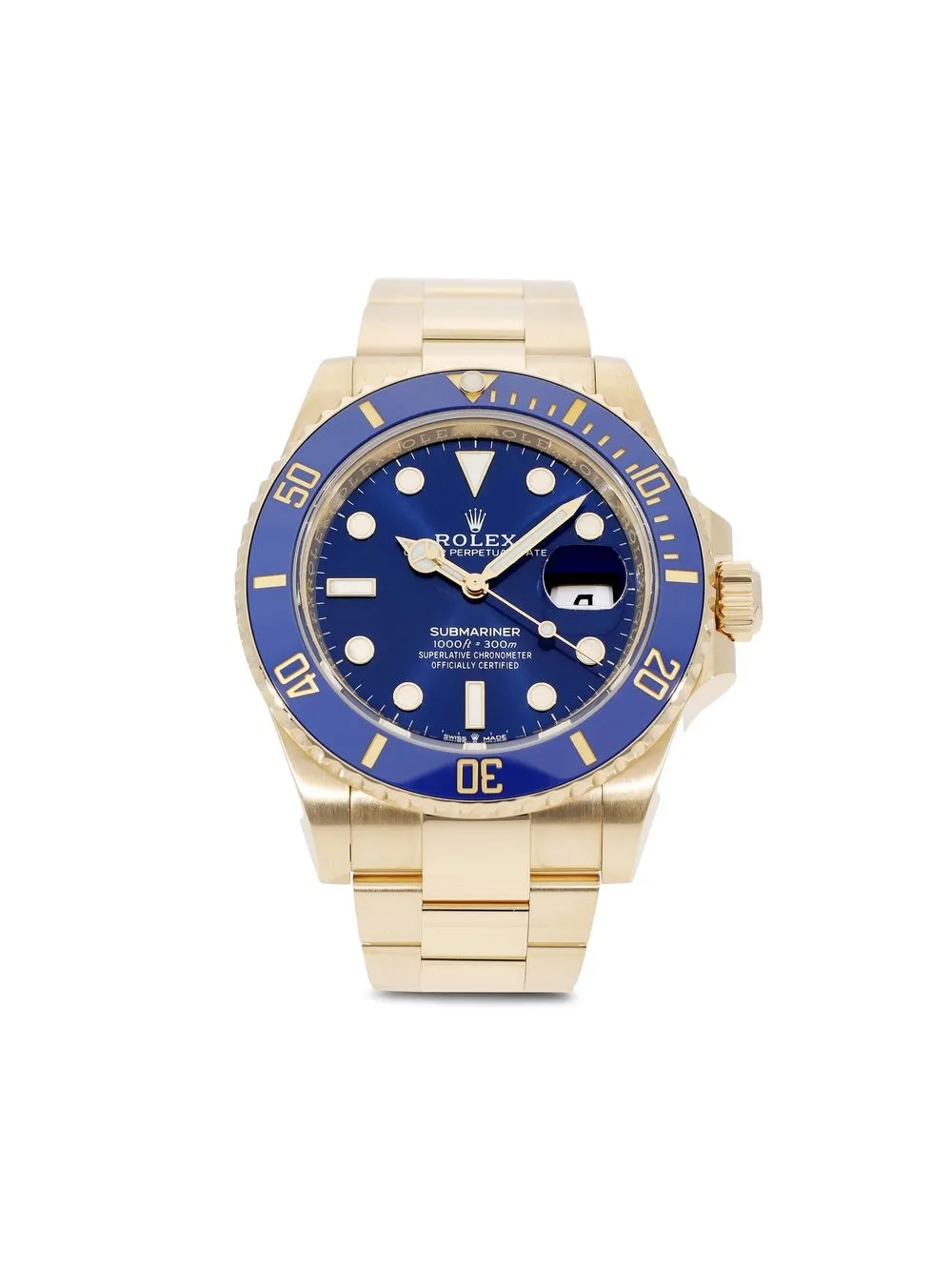 

Rolex reloj Submariner Date de 41mm 2021 pre-owned - Azul