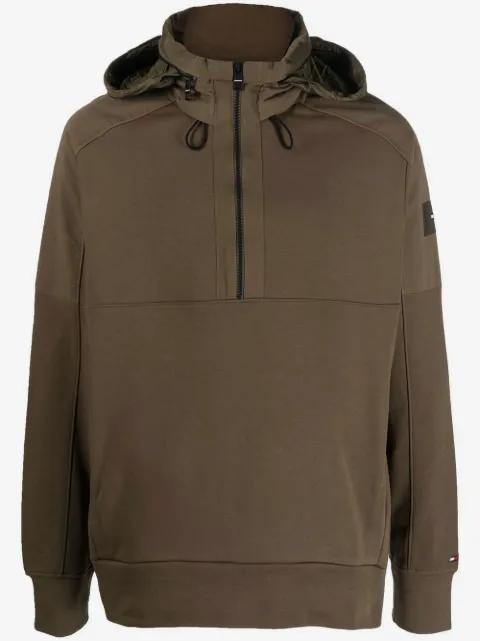 Tommy Hilfiger short-zip hooded jacket