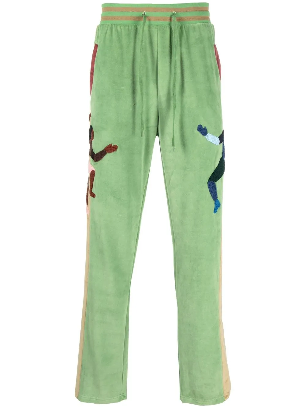 

KidSuper pants con motivo bordado - Verde