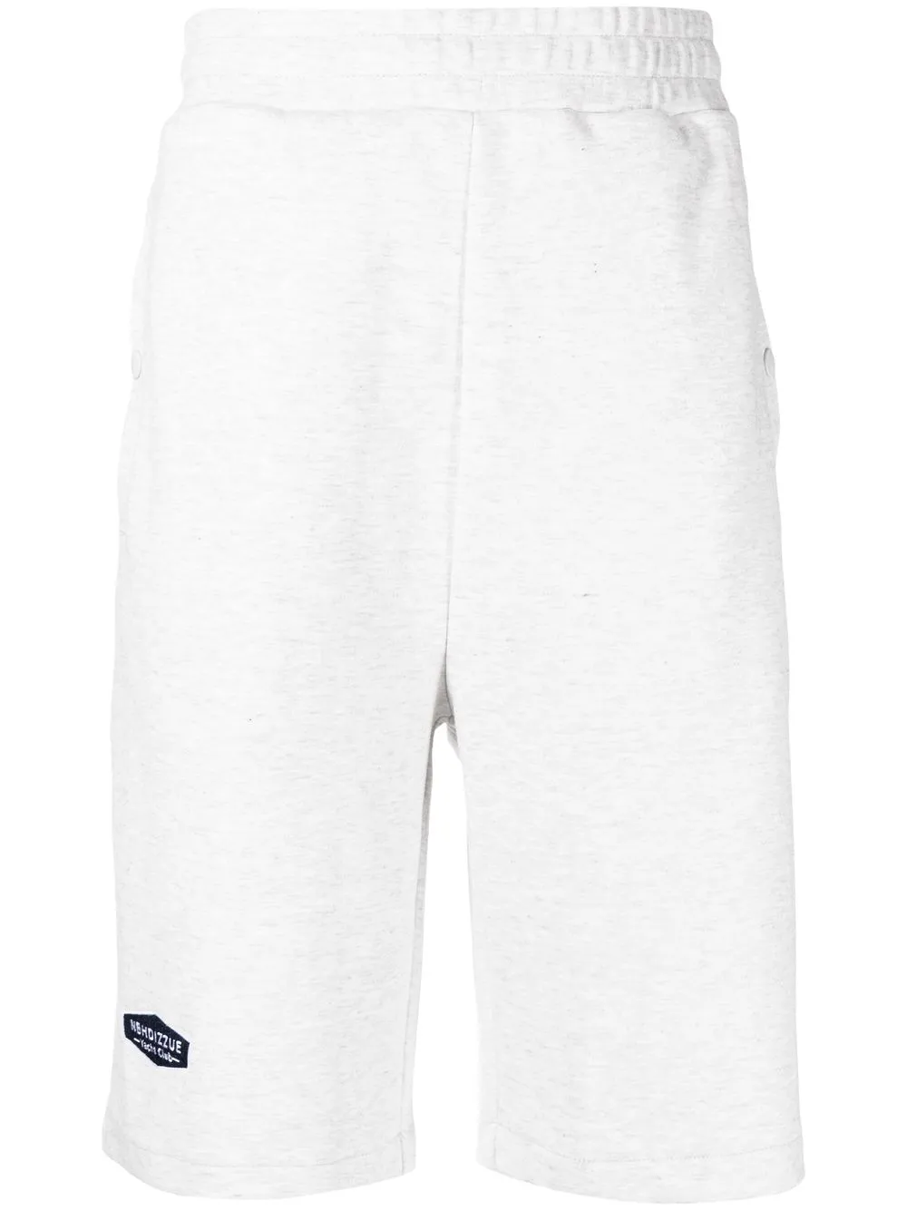 

izzue logo-print sports shorts - Grey