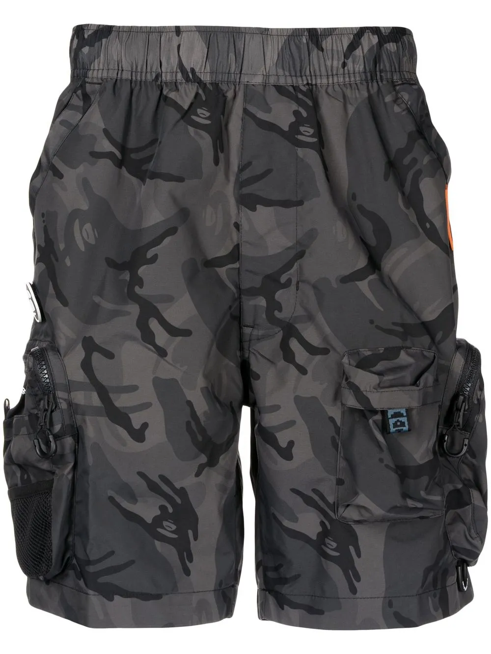 

AAPE BY *A BATHING APE® BAPE camouflage cargo shorts - Grey