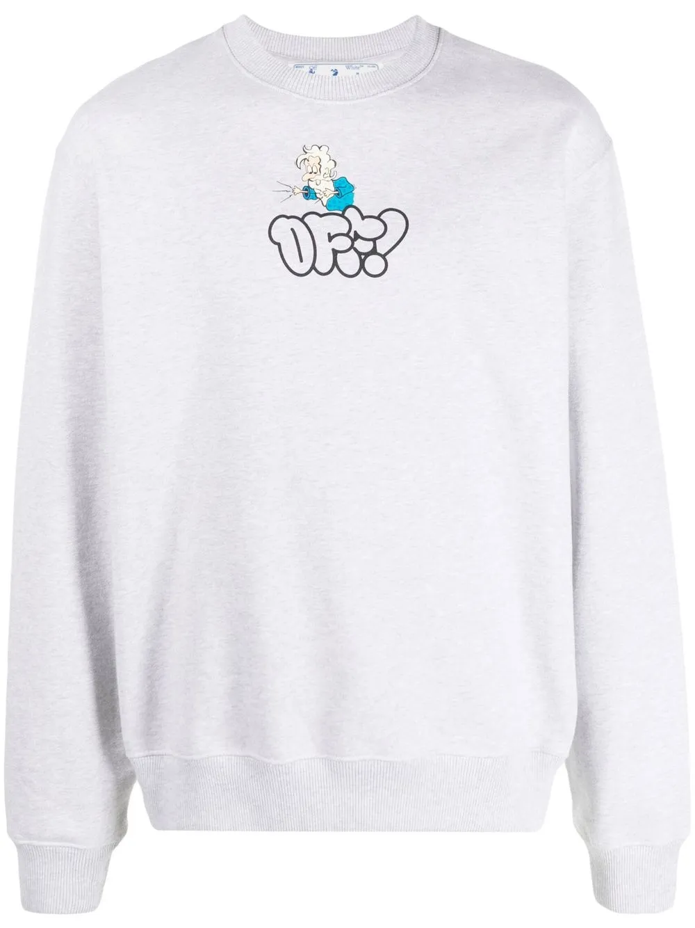 

Off-White logo-print sweatshirt - Grey