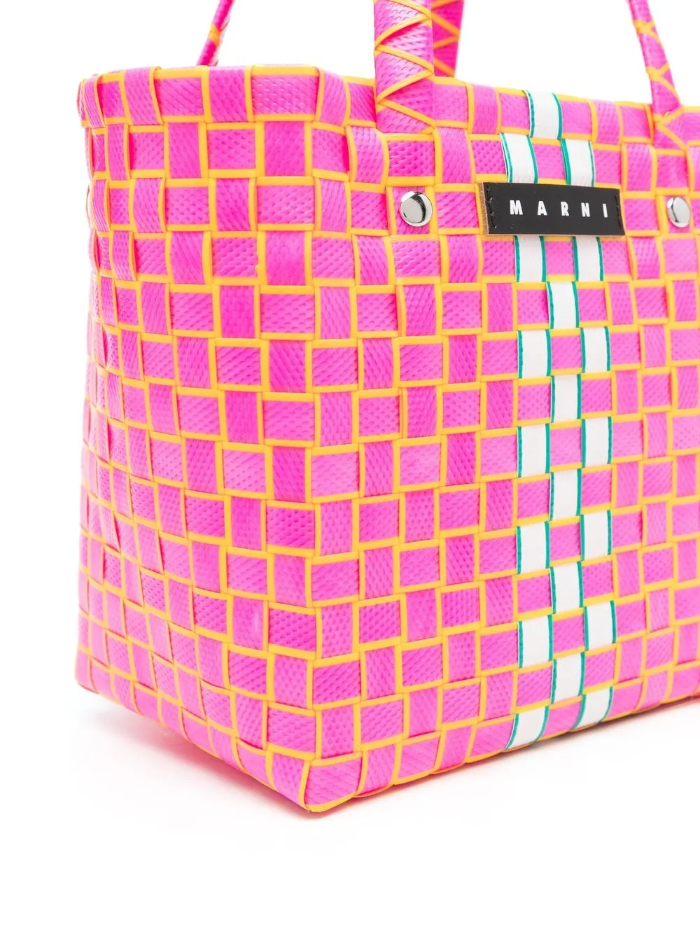 Image 2 of Marni Kids interwoven box-basket bag