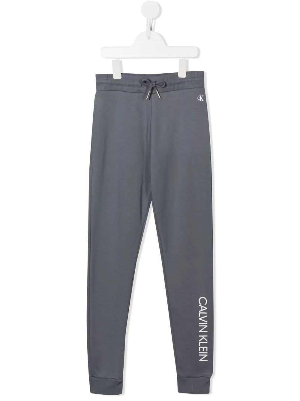 

Calvin Klein Kids pants con logo estampado - Gris
