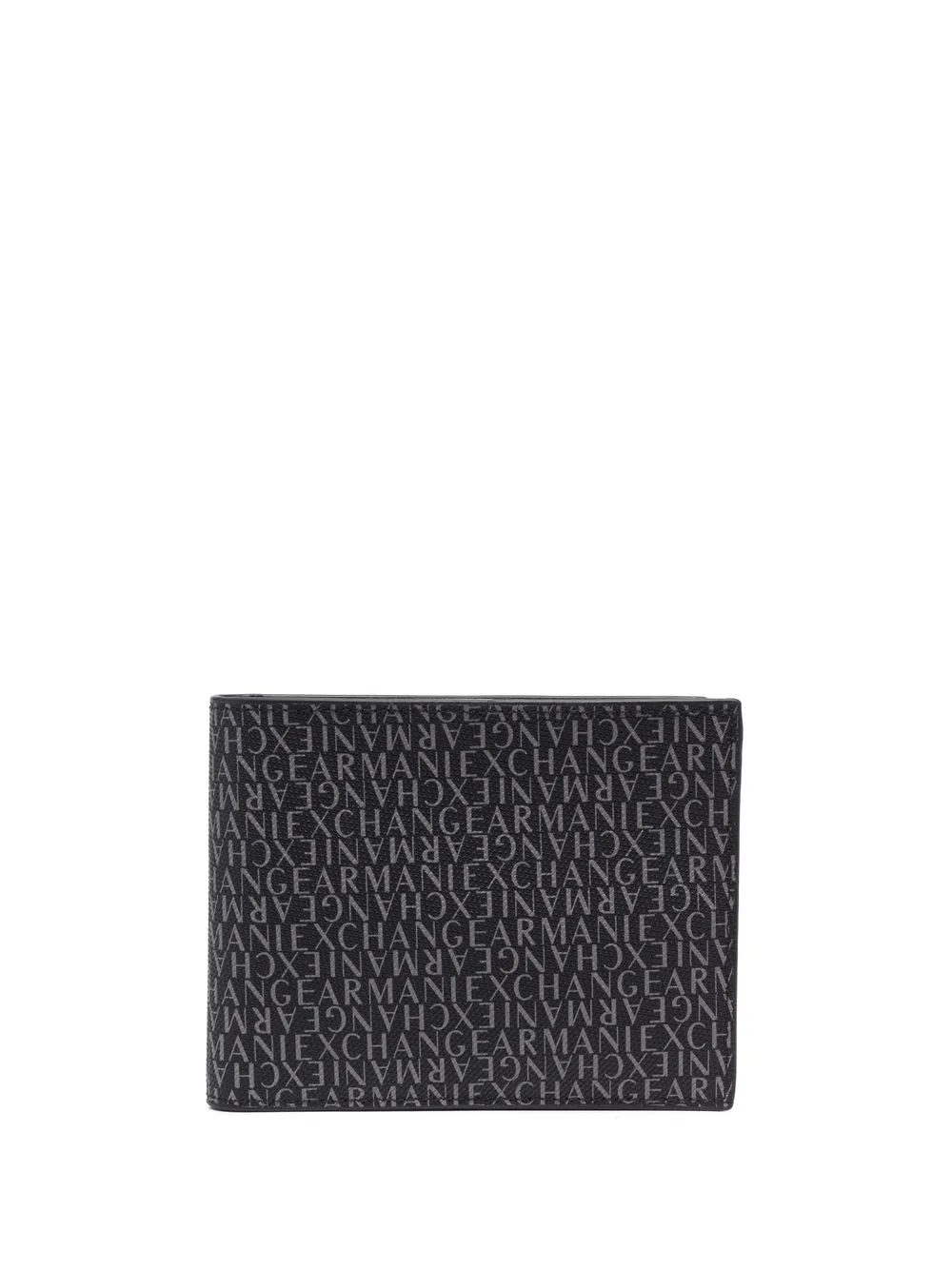 

Armani Exchange cartera con logo estampado - Negro